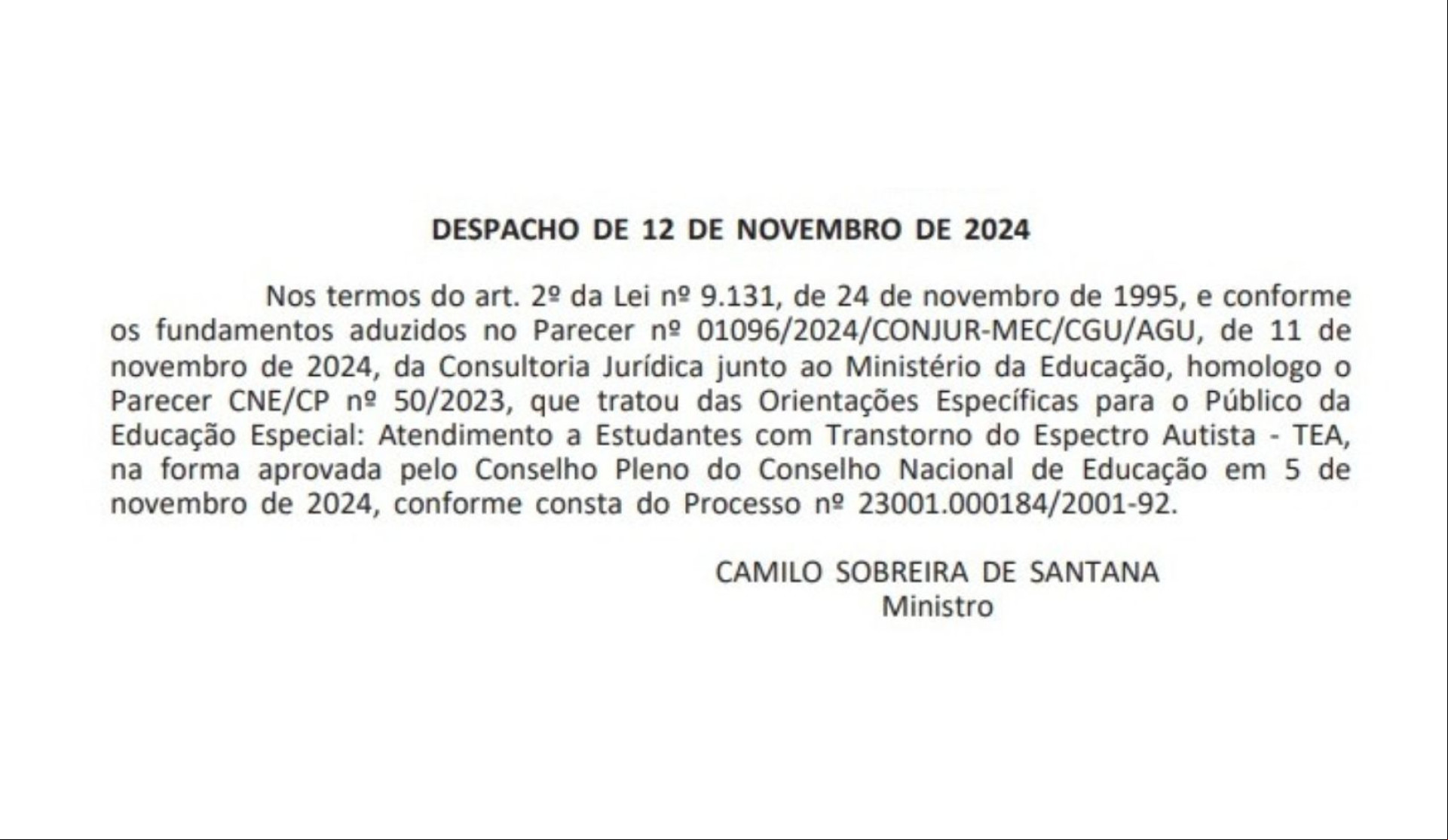 Captura de tela de parte da página 67, Seção 1, do DOU de 13/11/2024 Captura de tela de parte da página 67, Seção 1, do DOU de 13/11/2024