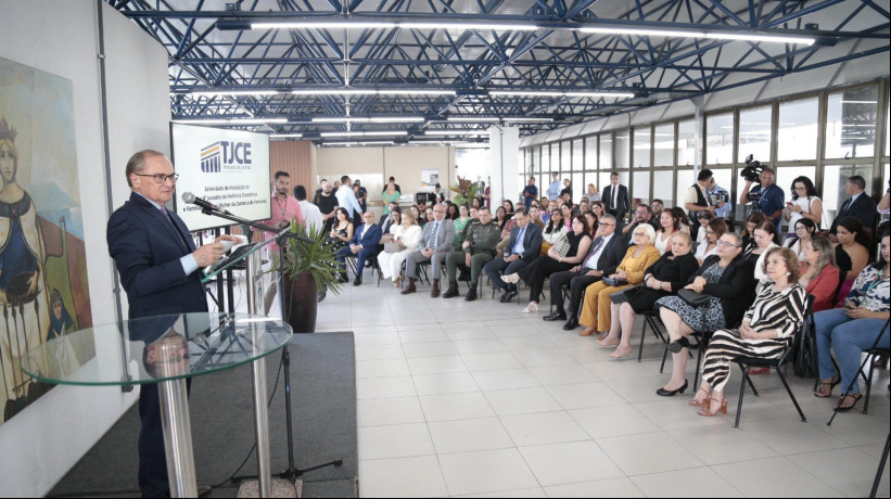 Solenidade no Tribunal de Justiça do Estado do Ceará (TJCE). Criação de dois novos juízados em Fortaleza