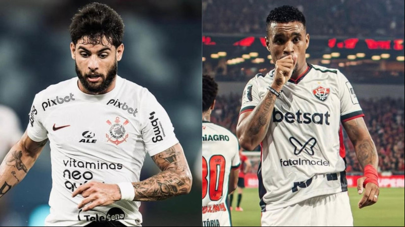 Yuri Alberto, do Corinthians, e Alerrandro, do Vitória, são os artilheiros do Brasileirão 2024