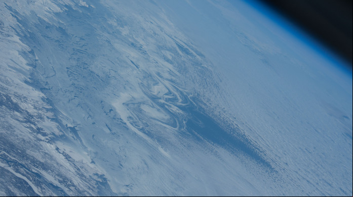 Ártico canadense visto da Estação Espacial Ártico canadense visto da Estação Espacial