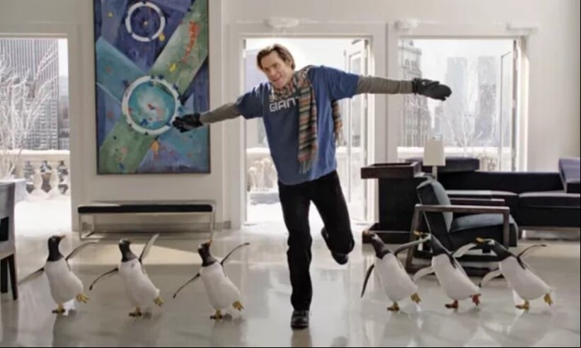Jim Carrey, porém, diminuiu o ritmo na última década. Seu sucesso mais recente foi no filme Os Pinguins do Papai (2011). Recentemente, em 2020 e 2022, fez o Dr. Ivo Eggman Robotnik nos filmes Sonic The Hedgehog e Sonic The Hedgehog 2.