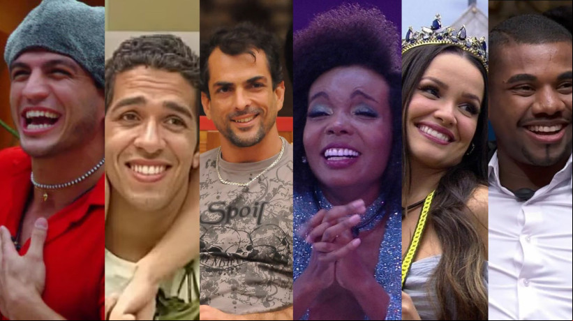 Em antecipação à 25ª edição do Big Brother Brasil, relembre campeões das edições anteriores do BBB