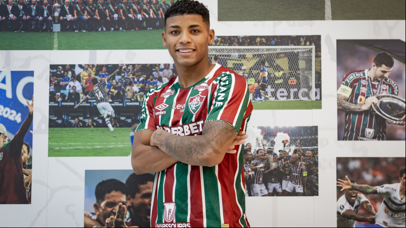 Volante Hércules assinou contrato com o Fluminense até dezembro de 2029