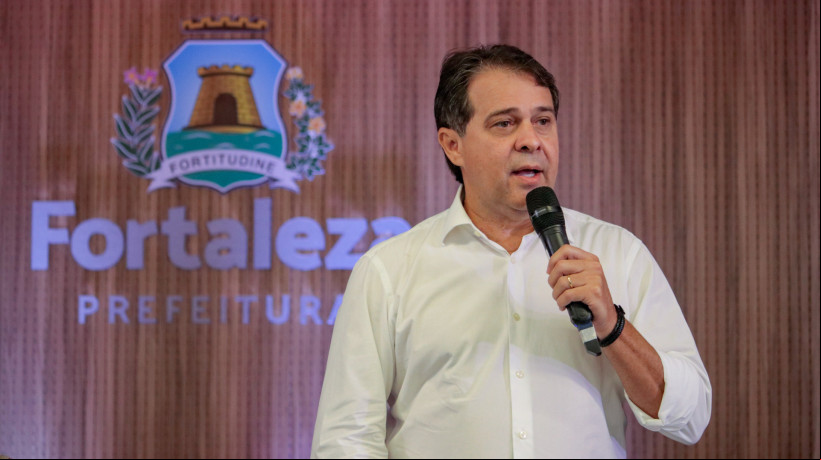 Evandro Leitão, prefeito de Fortaleza, no Paço municipal.