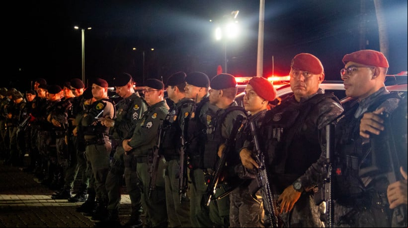 Mais de mil policiais reforçaram a segurança nas ruas durante mais uma edição da operação Integração Saturação Total, que resultou na prisão de 66 pessoas no Estado. (Imagem meramente ilustrativa)