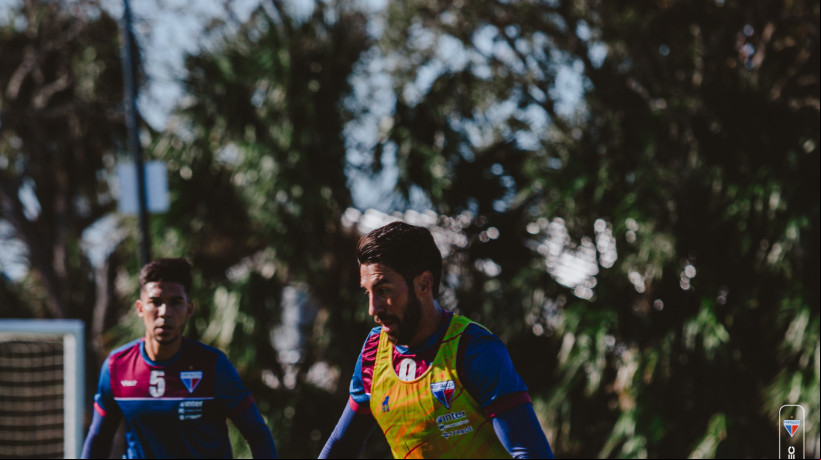 Lucero, durante treino do Fortaleza para a Orlando Cup, nos Estados Unidos
