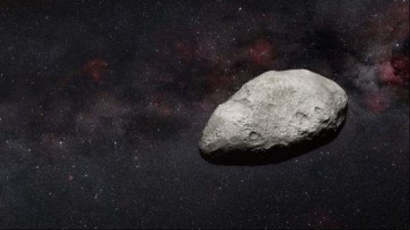 Asteroide YR4 em representação gráfica
