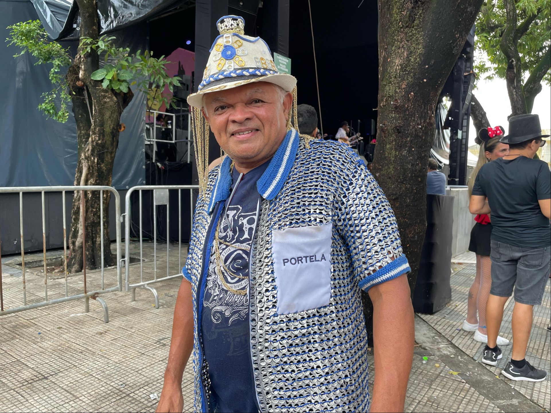 Eletricista e artesão Davi Ribeiro, de 59 anos Eletricista e artesão Davi Ribeiro, de 59 anos