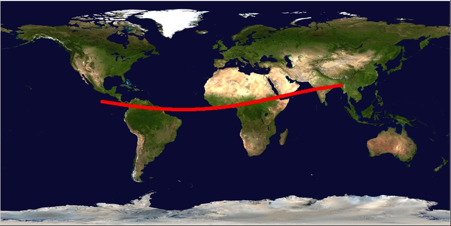 O engenheiro da NASA, David Rankin, sugeriu um corredor da morte com possíveis áreas de impacto que incluiria partes da América do Sul, Sul da Ásia, Mar Arábico e Norte da África.
