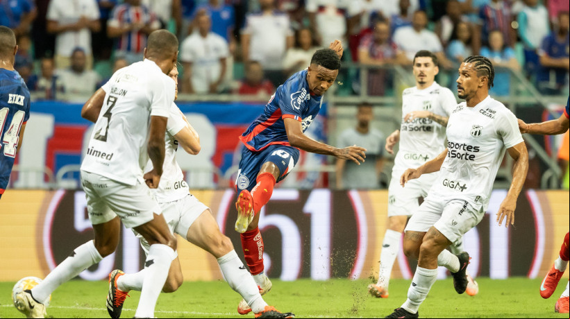 Duelo entre Bahia e Ceará pela Copa do Nordeste 2025