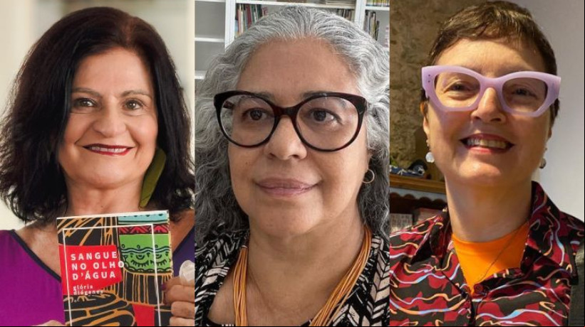 Escritoras Gloria Diógenes, Araceli Sobreira e Ana Márcia Diógenes lançam livros durante a Bienal Internacional do Livro do Ceará 2025