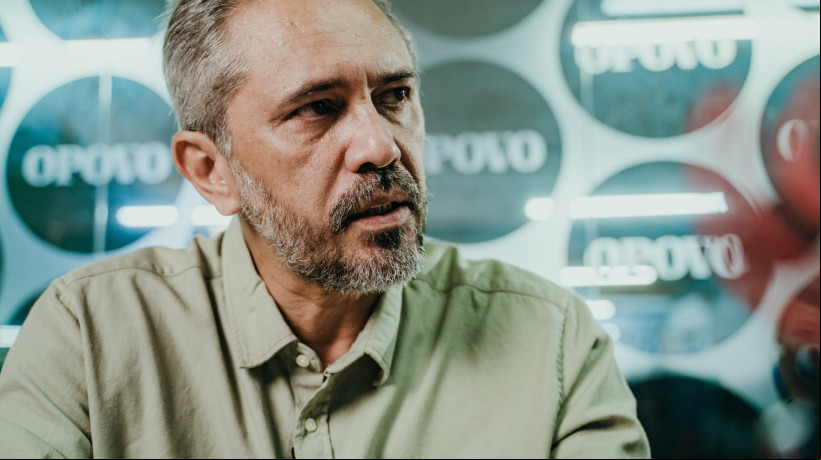 Visita do governador Elmano de Freitas à redação do jornal O Povo