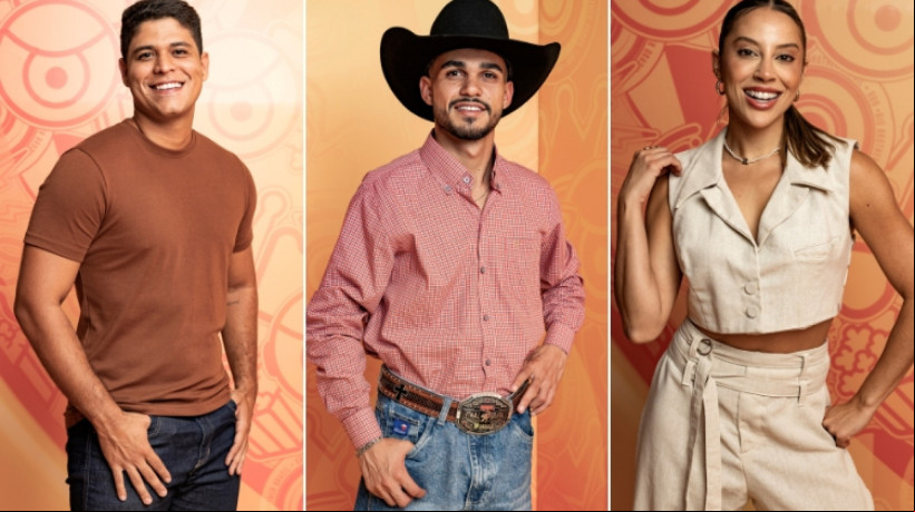 Guilherme, João Pedro e Renata são os finalistas do BBB 25. Vote na enquete O POVO e indique quem deve ganhar o prêmio