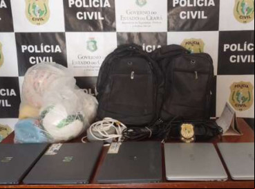 Notebook foram furtados de escola municipal de Quixeramobim na terça-feira, 22 