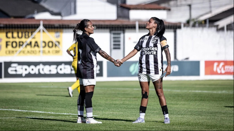 O Ceará venceu o Iape-MA com uma goleada na estreia no Brasileirão Feminino A3.