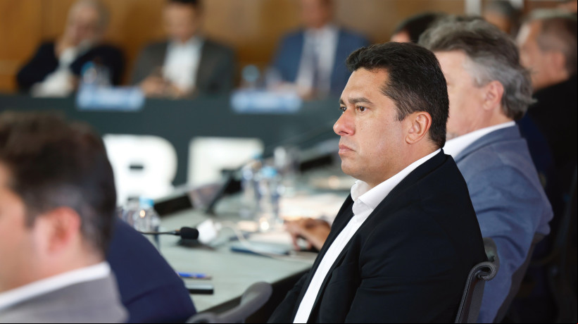 João Paulo Silva, presidente do Ceará, no Conselho Técnico da Série A 2025, na sede da CBF 