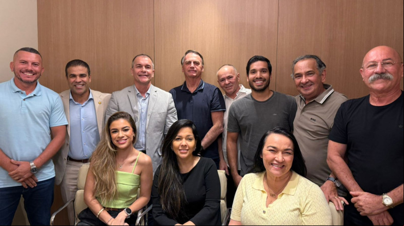 Jair Bolsonaro com parlamentares do PL no CearÃ¡ 