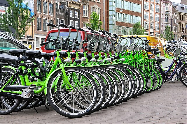 Esse traço cultural fez com que Amsterdã, cidade mais populosa do país, asse a ser chamada de capital mundial do ciclismo. São quase 800 km de ciclovia para os moradores locais.