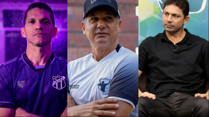 Os três atacantes fizeram história pelo Alvinegro de Porangabuçu 