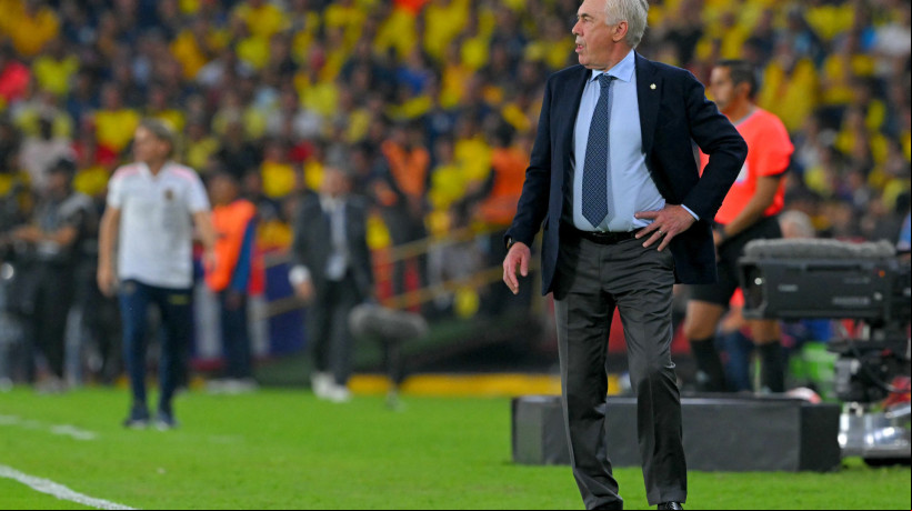 Carlo Ancelotti - Equador x Brasil - Eliminatórias da Copa do Mundo 2026