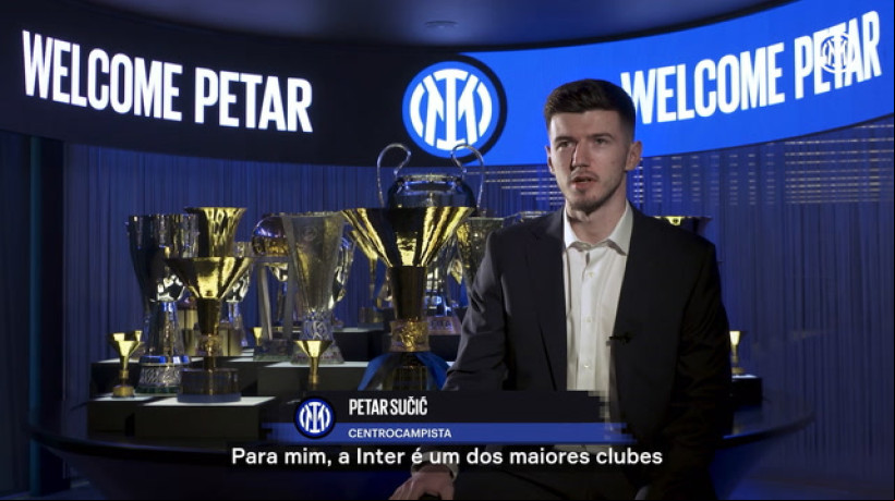 Petar Sucic dá primeira entrevista como jogador da Inter: 'Nunca tive dúvidas'