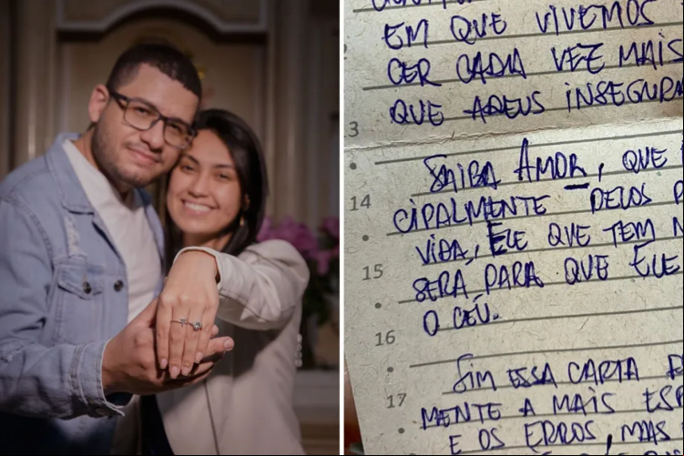 Pedido de casamento inusitado de Ilber Rocha à Jéssika Camilia