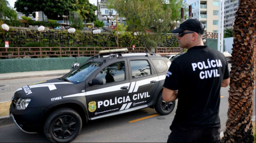 Imagem de apoio ilustrativo. Viatura da Polícia Civil do Ceará