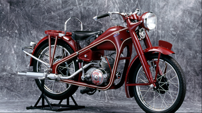 Primeira motocicleta da Honda, Dream D-Type, marca comeÃ§o da trajetÃ³ria da montadora japonesa 