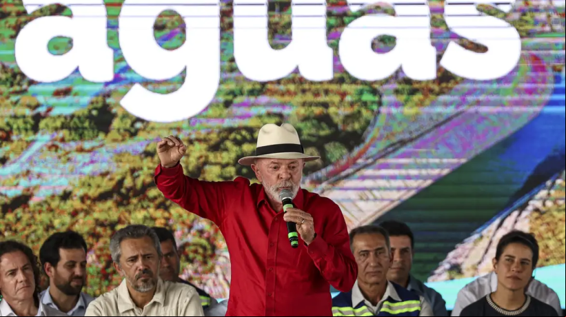 Presidente Luiz Inácio Lula da Silva, em evento na Paraíba